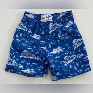 Janie and Jack swimsuit shorts trunks toddler boy sailboats